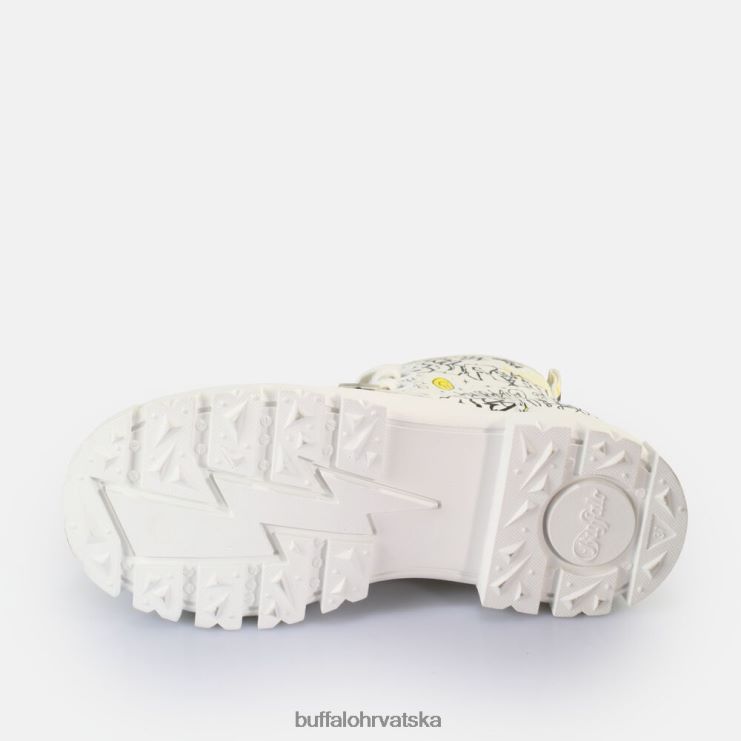 bijeli grafit Buffalo aspha lace up hi gležnjača vegan |čizme TDD6T438